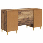 Schreibtisch mit Regal Altholz 142,5 x 50 x 75 cm Holzwerkstoff
