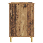 Schreibtisch mit Regal Altholz 142,5 x 50 x 75 cm Holzwerkstoff