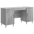 Schreibtisch Graues Sonoma 142,5 x 50 x 75 cm Holzwerkstoff