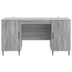 Schreibtisch Graues Sonoma 142,5 x 50 x 75 cm Holzwerkstoff