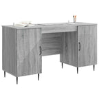 Schreibtisch Graues Sonoma 142,5 x 50 x 75 cm Holzwerkstoff