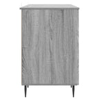 Schreibtisch Graues Sonoma 142,5 x 50 x 75 cm Holzwerkstoff
