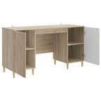 Schreibtisch Sonoma-Eiche Holzwerkstoff 142,5 x 50 x 75 cm