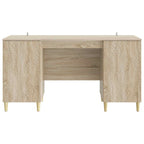 Schreibtisch Sonoma-Eiche Holzwerkstoff 142,5 x 50 x 75 cm