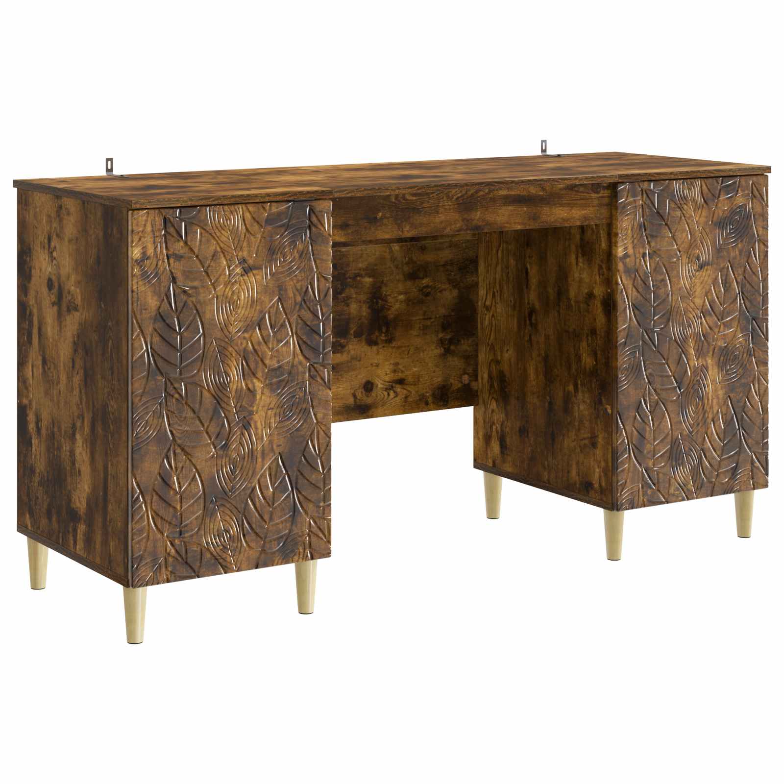 Schreibtisch Geräucherte Eiche Holzwerkstoff 142,5 x 50 x 75 cm