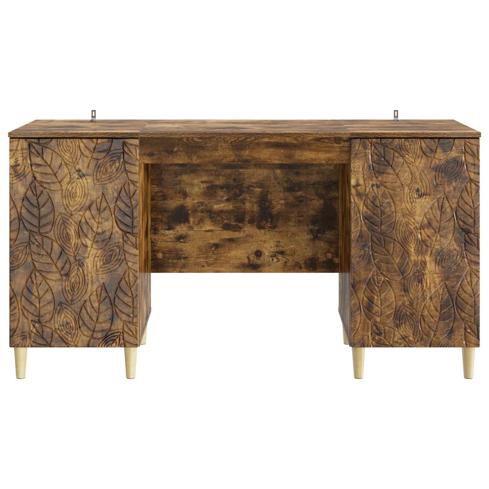 Schreibtisch Geräucherte Eiche Holzwerkstoff 142,5 x 50 x 75 cm