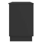 Schreibtisch mit Regal Schwarz 142,5 x 50 x 75 cm Holzwerkstoff