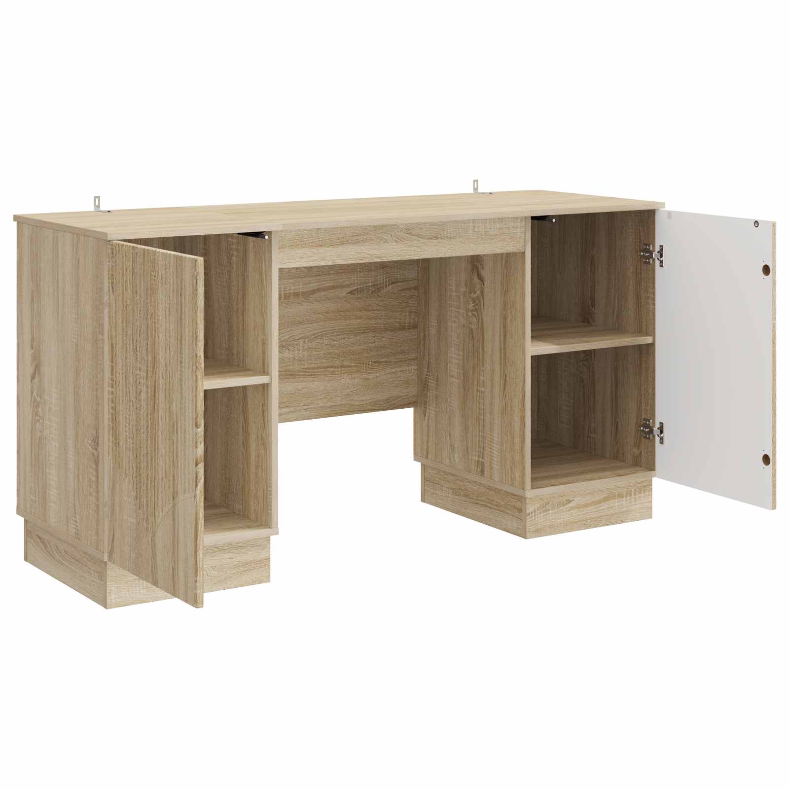 Schreibtisch Sonoma-Eiche 142,5 x 50 x 75 cm Holzwerkstoff