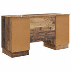 Schreibtisch mit Regal Altholz 142,5 x 50 x 75 cm Holzwerkstoff