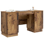 Schreibtisch mit Regal Altholz 142,5 x 50 x 75 cm Holzwerkstoff