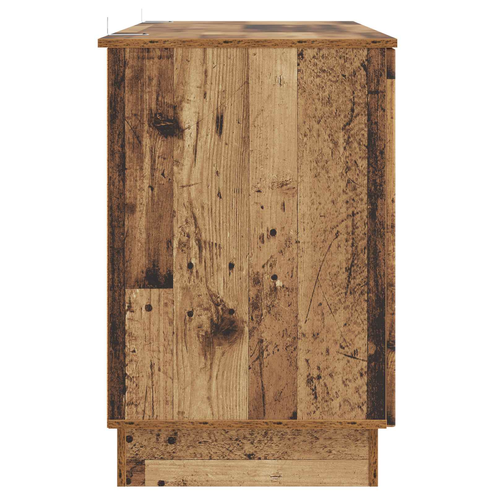 Schreibtisch mit Regal Altholz 142,5 x 50 x 75 cm Holzwerkstoff