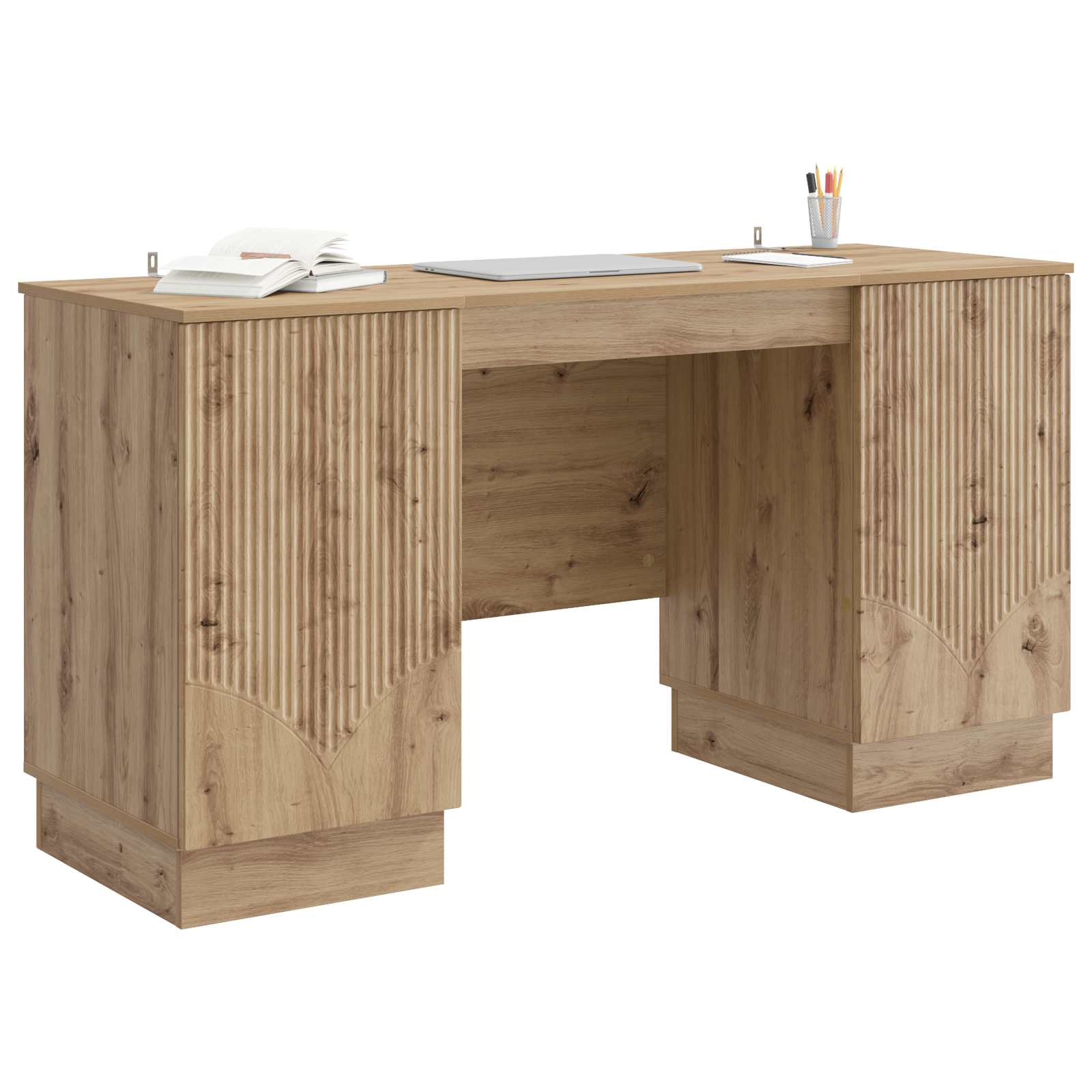Schreibtisch Artisan-Eiche 142,5 x 50 x 75 cm Holzwerkstoff