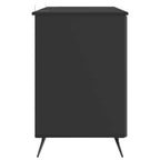 Schreibtisch mit Regal Schwarz 142,5 x 50 x 75 cm Holzwerkstoff