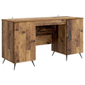 Schreibtisch mit Regal Altholz 142,5 x 50 x 75 cm Holzwerkstoff