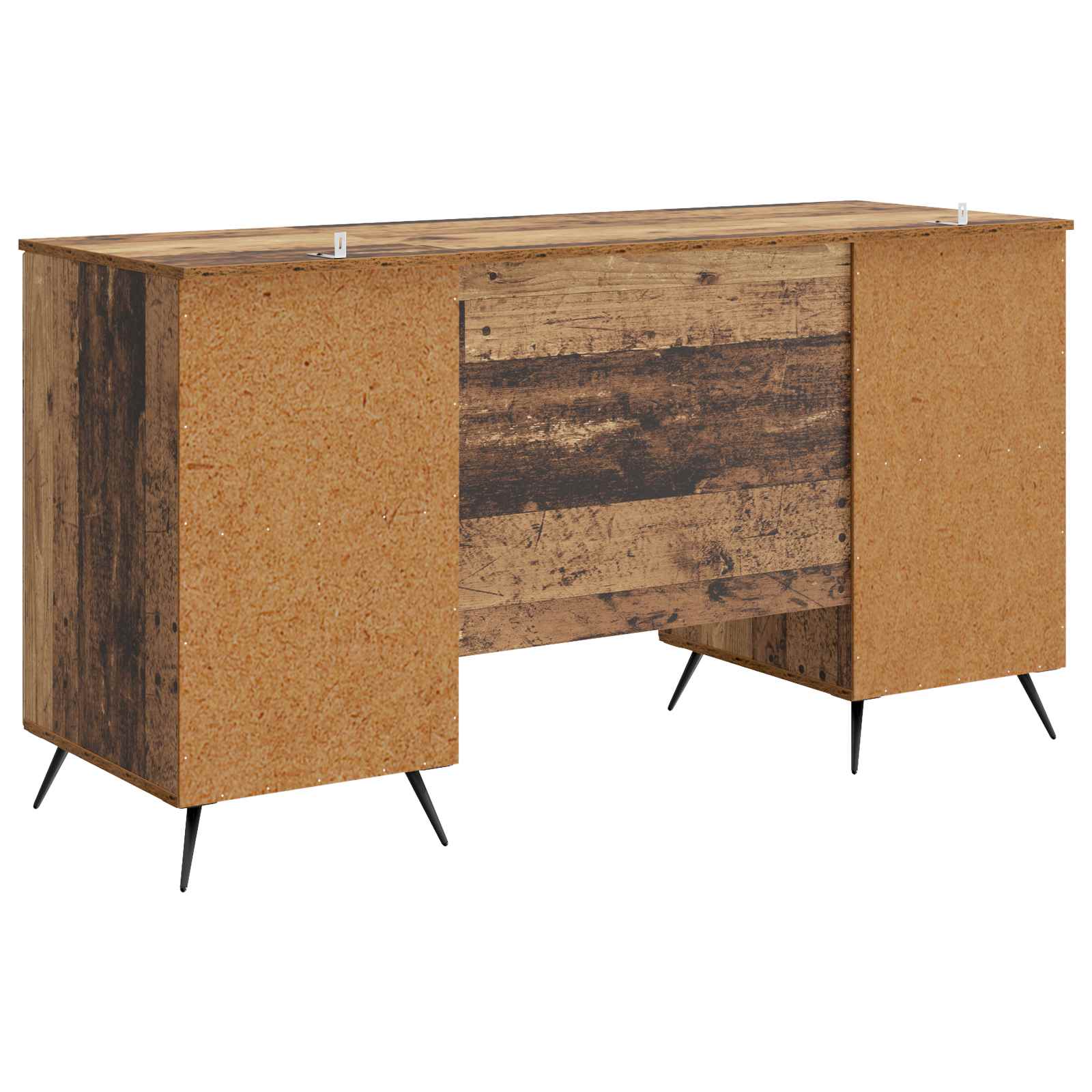 Schreibtisch mit Regal Altholz 142,5 x 50 x 75 cm Holzwerkstoff
