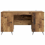 Schreibtisch mit Regal Altholz 142,5 x 50 x 75 cm Holzwerkstoff