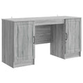 Schreibtisch Graues Sonoma 142,5 x 50 x 75 cm Holzwerkstoff