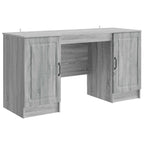 Schreibtisch Graues Sonoma 142,5 x 50 x 75 cm Holzwerkstoff