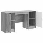 Schreibtisch Graues Sonoma 142,5 x 50 x 75 cm Holzwerkstoff