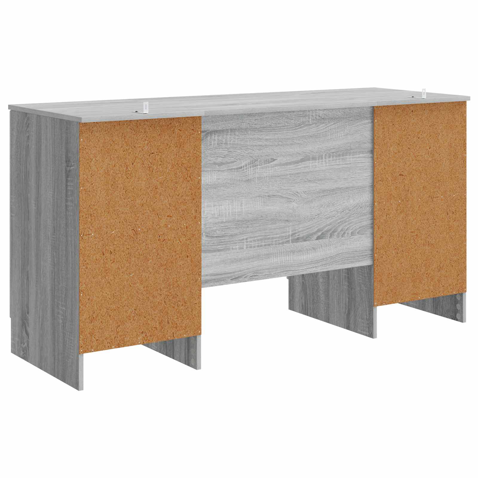 Schreibtisch Graues Sonoma 142,5 x 50 x 75 cm Holzwerkstoff