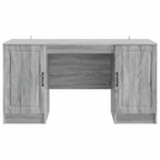 Schreibtisch Graues Sonoma 142,5 x 50 x 75 cm Holzwerkstoff