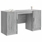 Schreibtisch Graues Sonoma 142,5 x 50 x 75 cm Holzwerkstoff