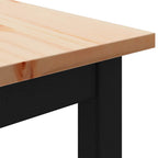 Esstisch Natur 140 x 80 x 75 cm Massives Kiefernholz