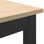 Bartisch Natur 110 x 110 x 105 cm Massives Kiefernholz