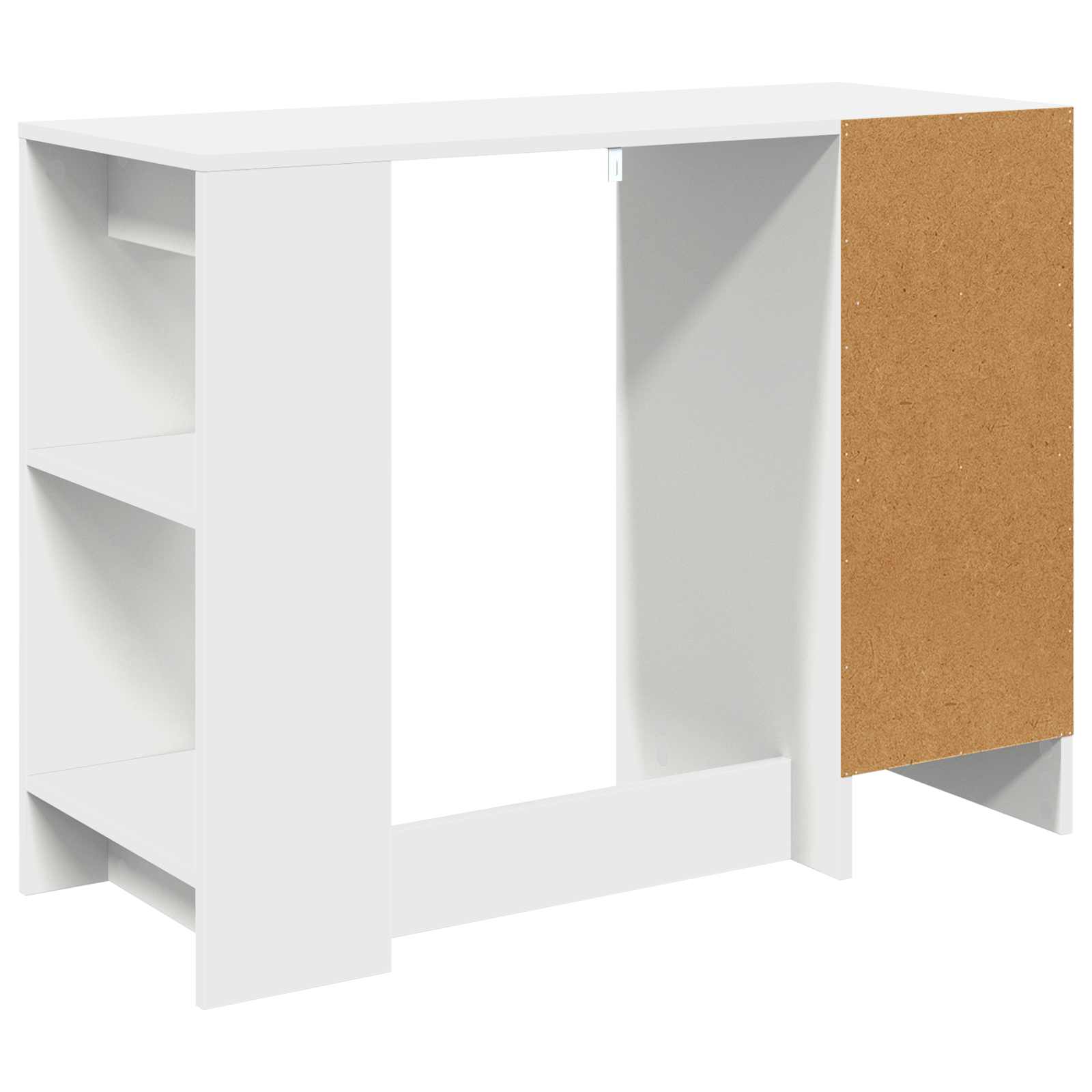 Schreibtisch mit Schubladen Weiß 100 x 40 x 75 cm Holzwerkstoff