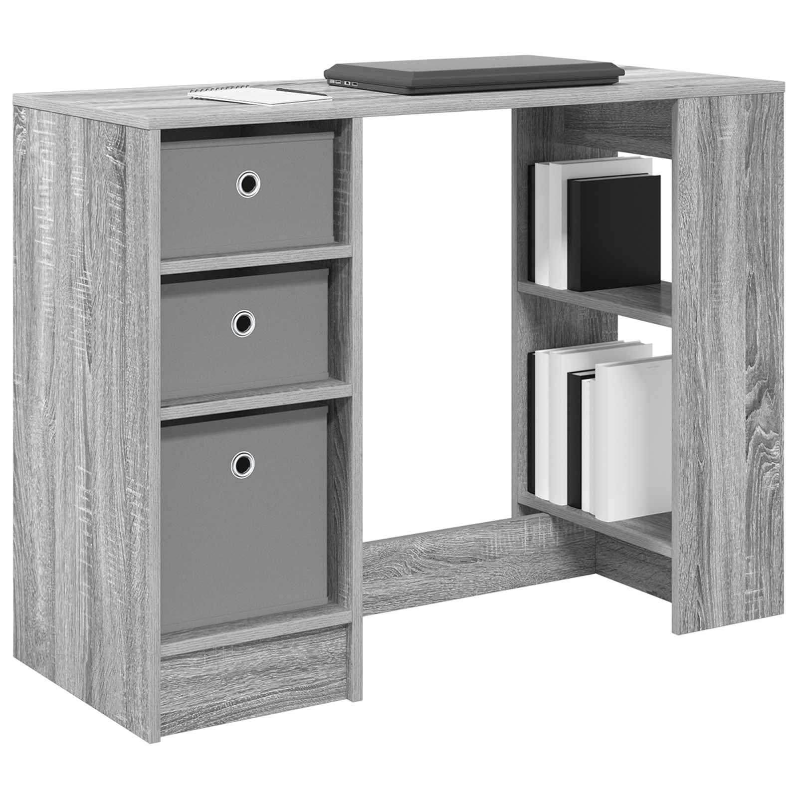 Schreibtisch Graues Sonoma 100 x 40 x 75 cm Holzwerkstoff