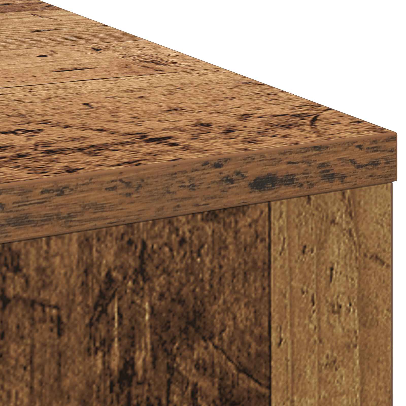 Schreibtisch mit Regal Altholz 100 x 40 x 75 cm Holzwerkstoff