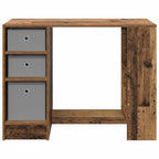 Schreibtisch mit Regal Altholz 100 x 40 x 75 cm Holzwerkstoff