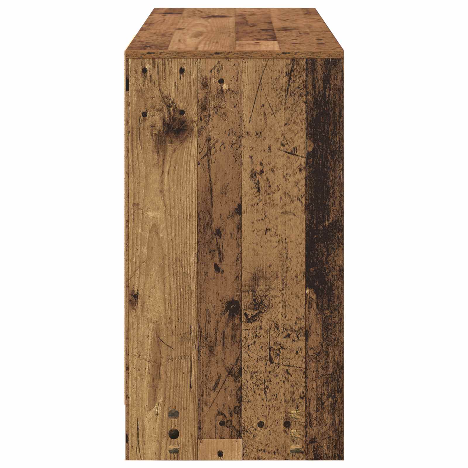 Schreibtisch mit Regal Altholz 100 x 40 x 75 cm Holzwerkstoff