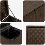 Kissenbox 55 x 55 x 69 cm Stahl