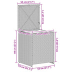 Kissenbox 55 x 55 x 69 cm Stahl