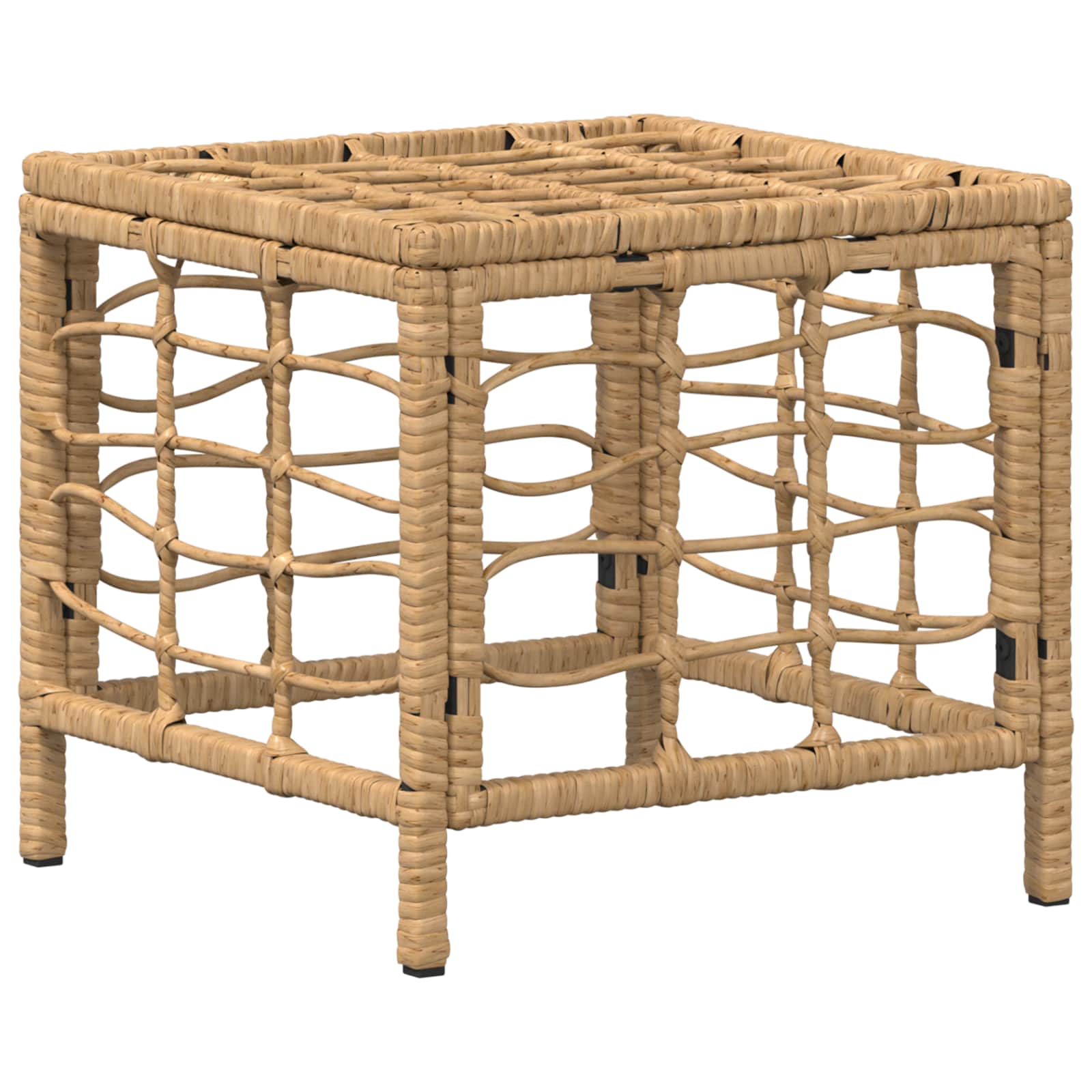 Garten Essgruppe mit Kissen 3 pcs Natur und Weiß