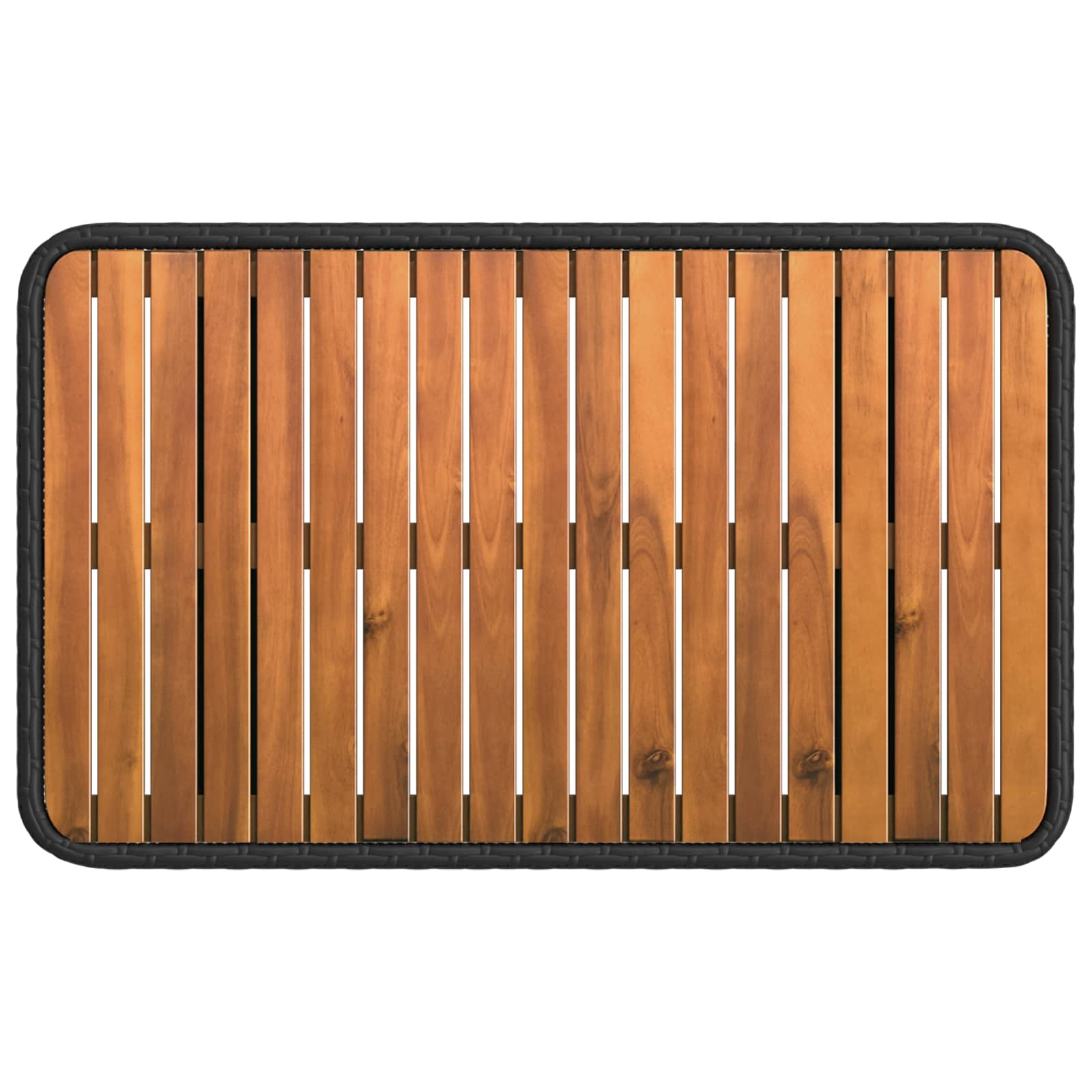 Garten Essgruppe mit Kissen 3 pcs Schwarz und Grau