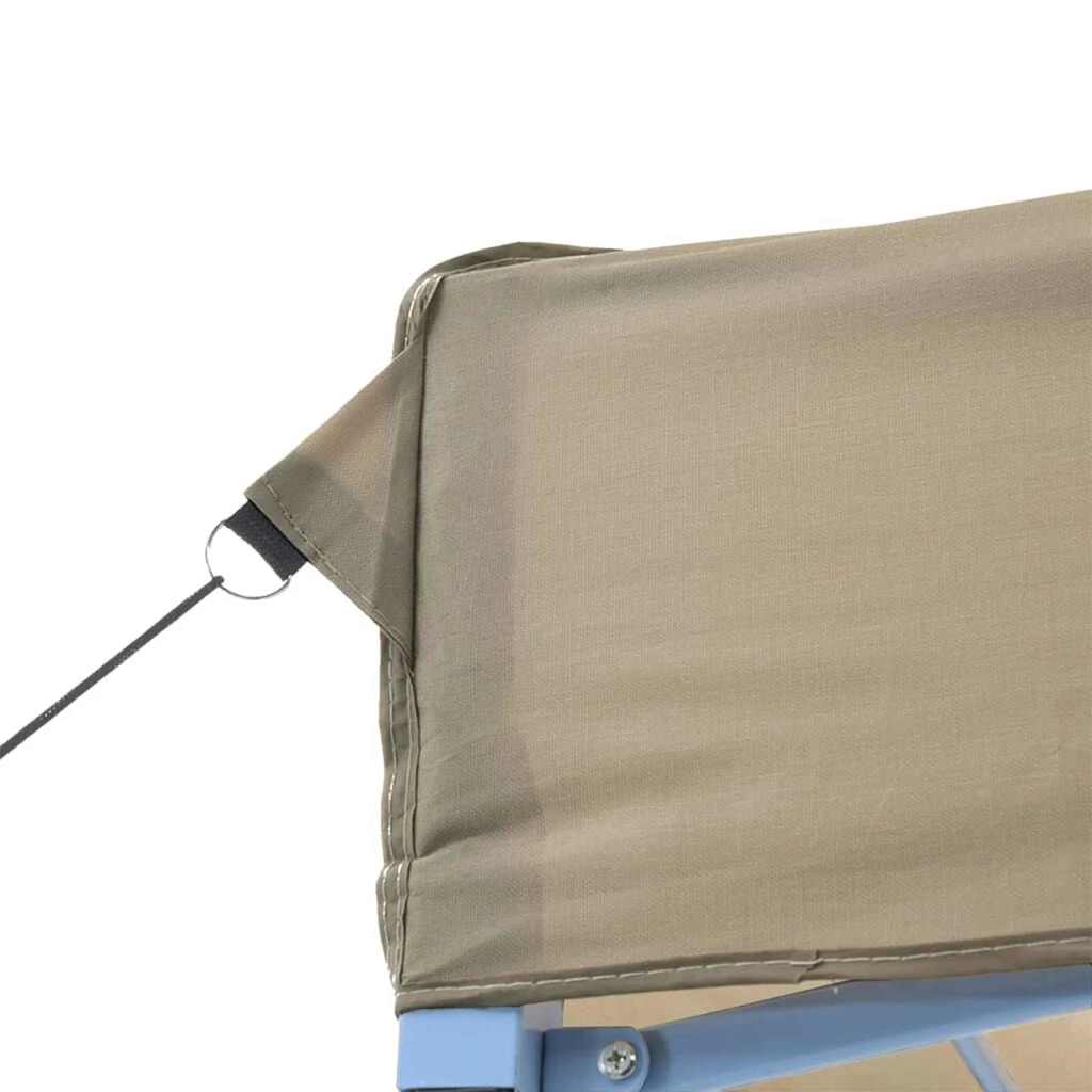 Partyzelt Pop-up Taupe 580 x 292 x 315 cm Oxford-Stoff