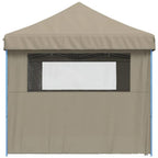 Partyzelt Pop-up Taupe 580 x 292 x 315 cm Oxford-Stoff