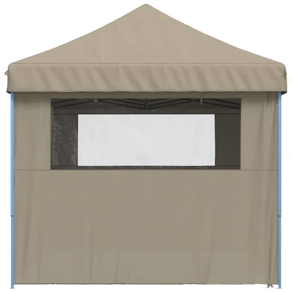 Partyzelt Pop-up Taupe 580 x 292 x 315 cm Oxford-Stoff