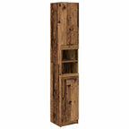 Badezimmermöbel-Set mit Schubladen 5 pcs Altholz Holzwerkstoff