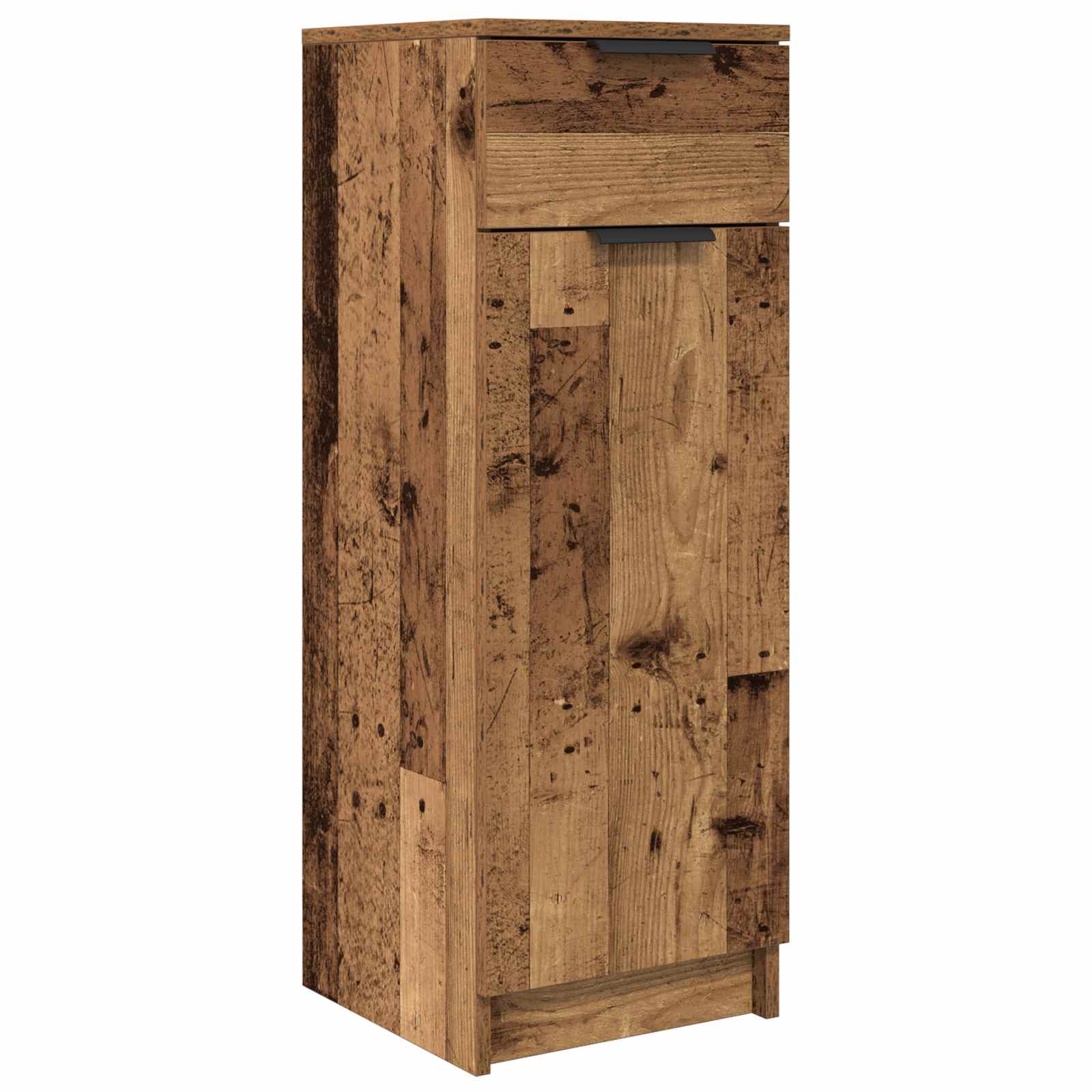 Badezimmermöbel-Set mit Schubladen 4 pcs Altholz Holzwerkstoff