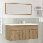 Badezimmerschrank Wandmontiert Artisan-Eiche 100 x 38,5 x 46 cm