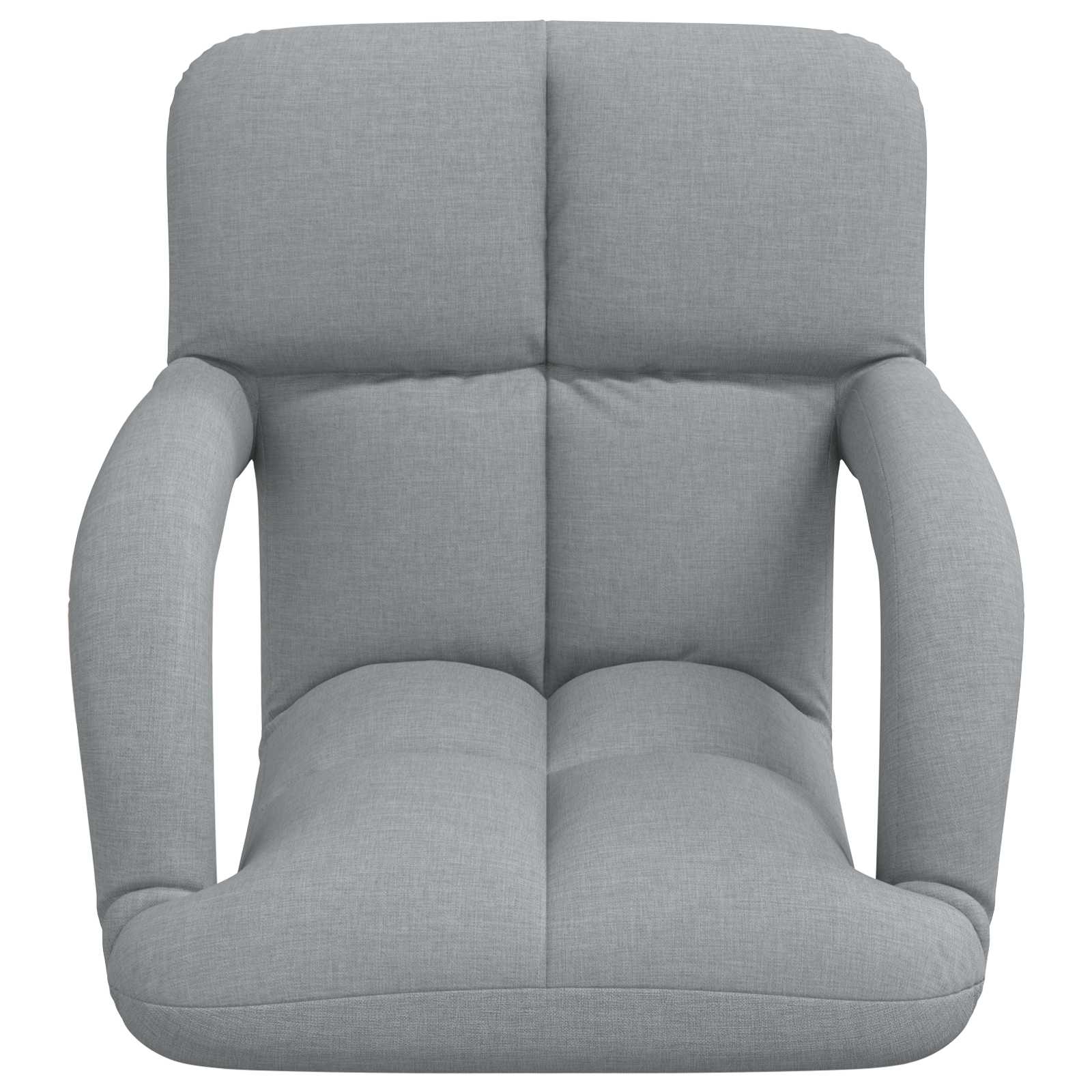Verstellbarer Bodenstuhl mit Armlehne 5-stufige Position Stoff