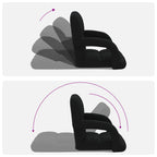 Verstellbarer Bodenstuhl mit Armlehne 5-stufige Position Stoff