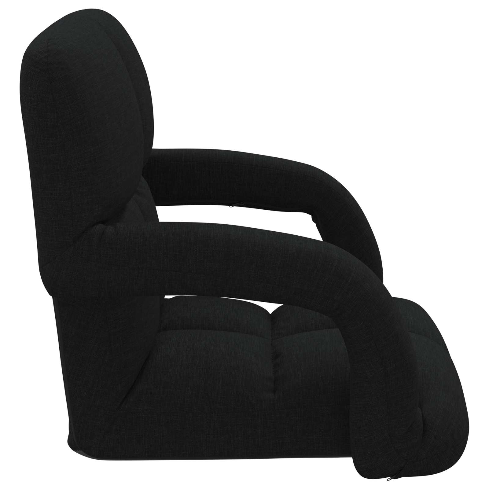 Verstellbarer Bodenstuhl mit Armlehne 5-stufige Position Stoff