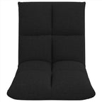 Verstellbarer Fußsessel Schwarz Stoff