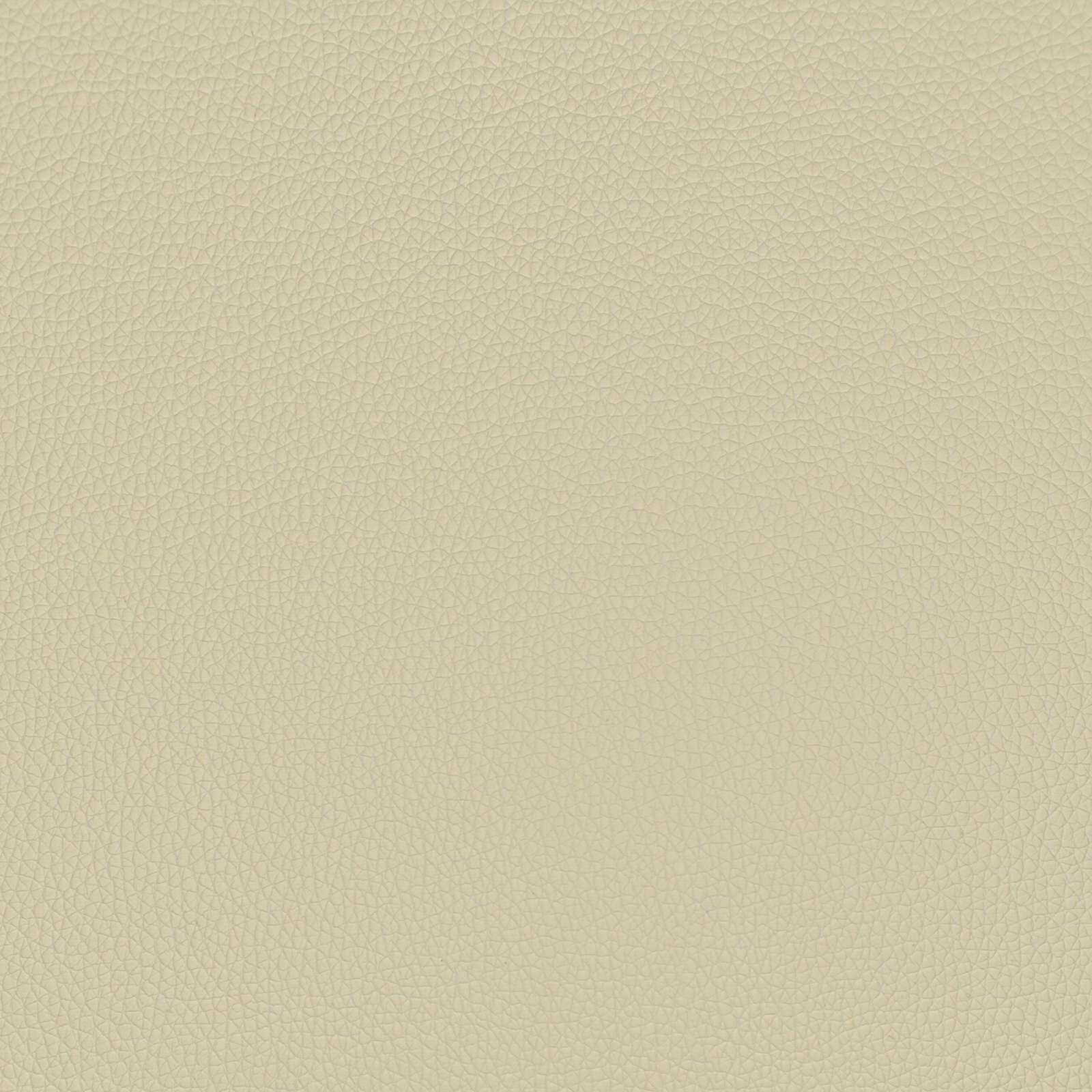 Verstellbarer Fußsessel Creme Kunstleder