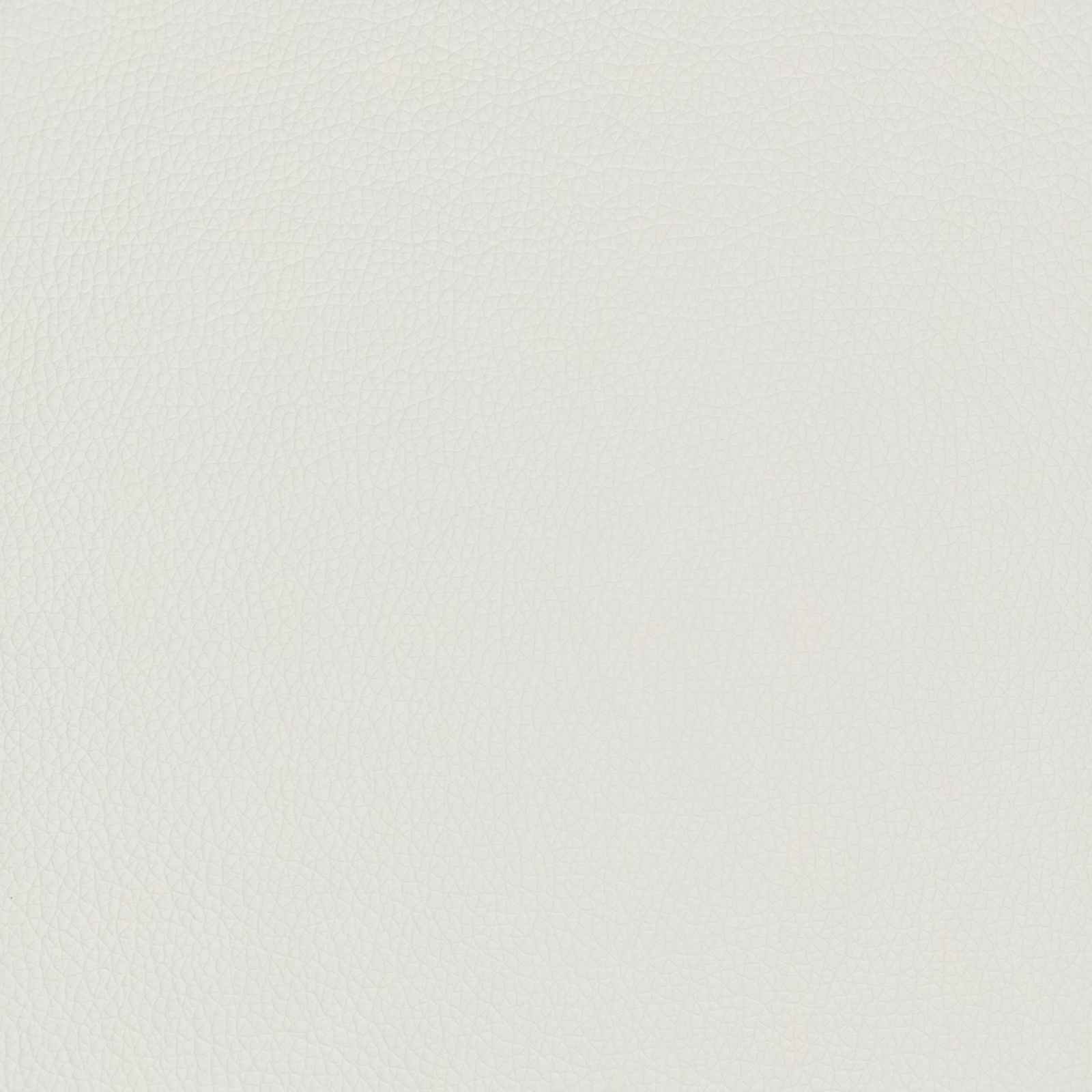 Verstellbarer Fußsessel Weiß Kunstleder