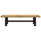 Esstischbank NOAIN 160 x 41 x 45 cm Massives Kiefernholz Natur